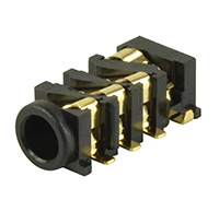 CUI Inc. - SJ2-35984E-SMT-TR - AUDIO JACK, 3.5 MM, RT, 4 CONDUC