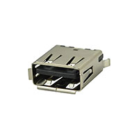 CUI Inc. - UJ2-AV-1-TH - USB JACK 2.0, STANDARD A TYPE, 4