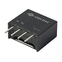 CUI Inc. - VBSD1-S3.3-S3.3-SIP - CONVERTER DC/DC 3.3V OUT 1W