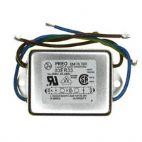 Curtis Industries - 03ER33 - LINE FILTER 250VAC 3A CHASS MNT