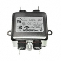 Curtis Industries - F1299AA03 - LINE FILTER 250VAC 3A CHASS MNT