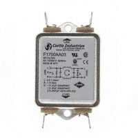 Curtis Industries - F1700AA03 - LINE FILTER 250VAC 3A CHASS MNT