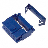 CW Industries - CWR-217-10-0000 - CONN SOCKET 10PIN GOLD W/KEY/STR