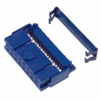 CW Industries - CWR-217-16-0003 - CONN SOCKET 16PIN TIN W/KEY/STR