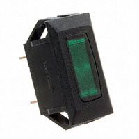 CW Industries - GIL-2000-2023 - PANEL MOUNT IND LIGHT GREEN 14V