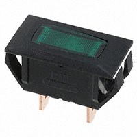 CW Industries - GIL-2000-2025 - PANEL MOUNT IND LIGHT GREEN 125V