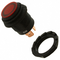 CW Industries - GPB553A2L01BR - SWITCH PUSH SPST-NO 10A 14V