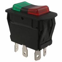 CW Industries - GRB260D501BBRG1 - SWITCH ROCKER SPDT 21A 14V