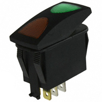 CW Industries - GRB292N301BBAG1 - SWITCH ROCKER SPST-NO 21A 14V