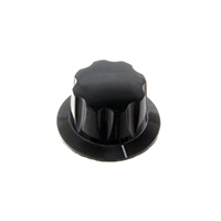 Davies Molding, LLC - 1913BU - KNOB FLUTED W/SKRT 0.126" PLASTC