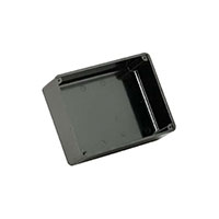 Davies Molding, LLC - 0260-K - BOX PLASTIC BLACK 6.83"LX5.29"W