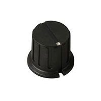 Davies Molding, LLC - 1150 - KNOB SERRATED W/SKRT 0.250" PHEN