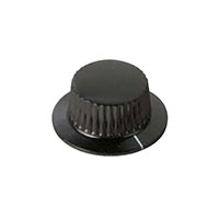 Davies Molding, LLC - 1610-K - KNOB KNURLED W/SKIRT 0.250" PHEN