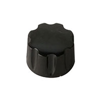 Davies Molding, LLC - 1914-N - KNOB SERRATED 0.250" PHENOLIC