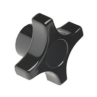 Davies Molding, LLC - 2830-A - KNOB 4 ARM 0.312" PHENOLIC