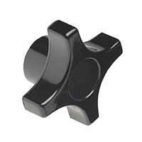 Davies Molding, LLC - 2830BJ - KNOB 4 ARM 0.375" PHENOLIC