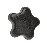 Davies Molding, LLC - 2980-A - KNOB 5 ARM 0.312" PLASTIC