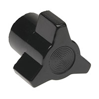 Davies Molding, LLC - 3022-B - KNOB 3 ARM 0.190" PLASTIC