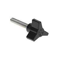 Davies Molding, LLC - 3025BE - KNOB 3 ARM 0.250" PLASTIC