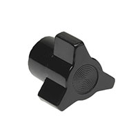 Davies Molding, LLC - 3025GJ - KNOB 3 ARM 0.250" PLASTIC