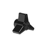 Davies Molding, LLC - 3035AU - KNOB 3 ARM 0.312" PLASTIC