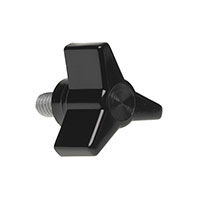 Davies Molding, LLC - 3035AS - KNOB 3 ARM 0.250" PLASTIC