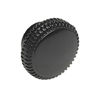 Davies Molding, LLC - 3065-E - KNOB KNURL STRAIGHT 0.250" PLAST