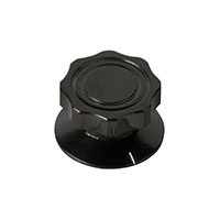 Davies Molding, LLC - 4106-G - KNOB FLUTED W/SKIRT 0.250" PLAST