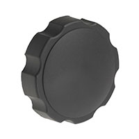 Davies Molding, LLC - 4230-A - KNOB FLUTED 0.312" PLASTIC