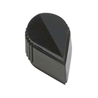 Davies Molding, LLC - 8005 - KNOB KNURL STRAIGHT 0.250" PLAST