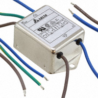 Delta Electronics - 02DRCW5 - LINE FILTER 115/250VAC 2A CHAS