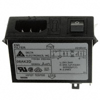Delta Electronics - 06AK2D - PWR ENT MOD RCPT IEC320-C14 PNL