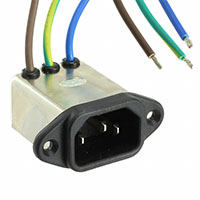 Delta Electronics - 06GEEW3V - PWR ENT RCPT IEC320-C14 PNL WIRE