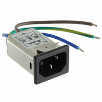 Delta Electronics - 06GENW3EM-R - PWR ENT RCPT IEC320-C14 PNL WIRE