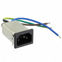 Delta Electronics - 06GENW3QM-R(H) - PWR ENT RCPT IEC320-C14 PNL WIRE