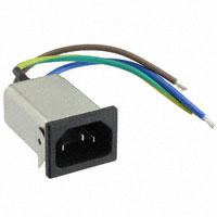 Delta Electronics - 10GENW3EM-R(H) - PWR ENT RCPT IEC320-C14 PNL WIRE
