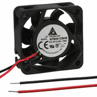 Delta Electronics - AFB0412SHB-T500 - FAN AXIAL 40X15MM 12VDC WIRE