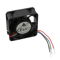 Delta Electronics - AFB0412VHB-TP25 - FAN AXIAL 40X15MM 12VDC WIRE