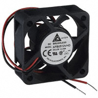 Delta Electronics - AFB0512VHD - FAN AXIAL 50X20MM 12VDC WIRE