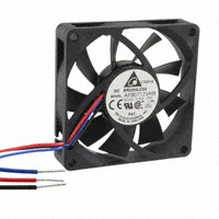 Delta Electronics - AFB0712VHB-F00 - FAN AXIAL 70X15MM 12VDC WIRE
