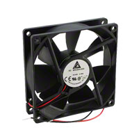 Delta Electronics - AFB0948L - FAN AXIAL 92X25.4MM 48VDC WIRE