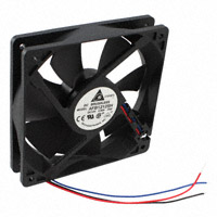 Delta Electronics - AFB1212SH-F00 - FAN AXIAL 120X25.4MM 12VDC WIRE