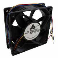 Delta Electronics - AFB1248VHE-T9LN - FAN AXIAL 120X38MM 48VDC WIRE