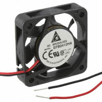 Delta Electronics - EFB0412HA - FAN AXIAL 40X10MM 12VDC WIRE
