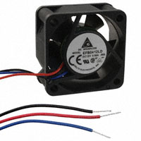Delta Electronics - EFB0412LD-R00 - FAN AXIAL 40X20MM 12VDC WIRE