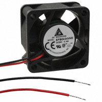Delta Electronics - EFB0424VHD - FAN AXIAL 40X20MM 24VDC WIRE