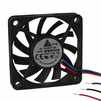 Delta Electronics - EFB0612HA-F00 - FAN AXIAL 60X10MM 12VDC WIRE