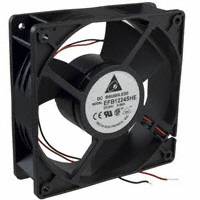 Delta Electronics - EFB1224SHE - FAN AXIAL 120X38MM 24VDC WIRE