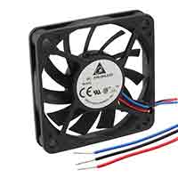 Delta Electronics - EFB0612LA-R00 - FAN AXIAL 60X60X10MM 12V WIRE