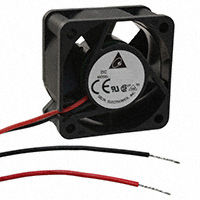 Delta Electronics - EUB0424MD - FAN AXIAL 40X40X20MM 24V WIRE